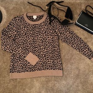 Cheetah Print Sweater